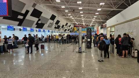 Voo de Campo Grande para Guarulhos &eacute; cancelado ap&oacute;s pneu de avi&atilde;o estourar