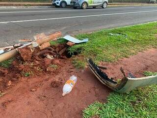 Ainda em teste, radar amanhece destruído na Avenida Afonso Pena Ainda em teste, radar amanhece destruído na Avenida Afonso Pena
