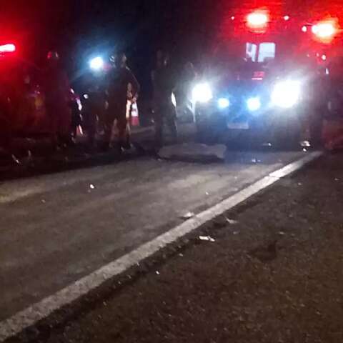 Motociclista morre ap&oacute;s atingir capivara e ser atropelada na BR-262