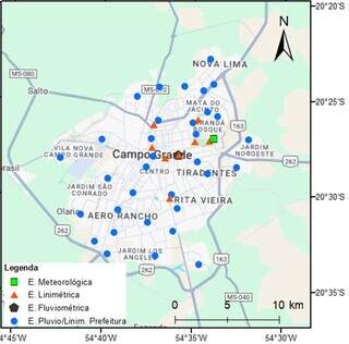 Sem contrato, Capital está há oito meses sem monitorar índice de chuva e rios Sem contrato, Capital está há oito meses sem monitorar índice de chuva e rios
