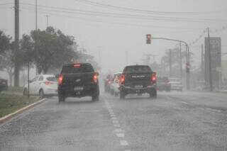 Chuva com vento derruba árvore em carro no Monte Castelo Chuva com vento derruba árvore em carro no Monte Castelo