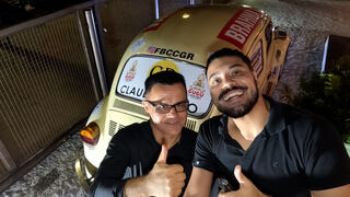 Sortudo, Wellington ganhou um Fusca cheio de cerveja no flashback