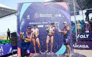 Duplas com atletas de MS vencem etapa final do Circuito Brasileiro