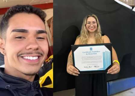 Vitor se foi, mas se formou com diploma entregue &agrave; melhor amiga 