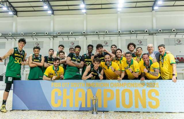 Campo-grandense &eacute; campe&atilde;o Sul-Americano de basquete com a Sele&ccedil;&atilde;o Brasileira 