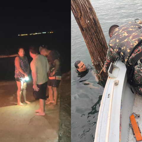 Sem coletes, fam&iacute;lia &eacute; encontrada agarrada a &aacute;rvore ap&oacute;s naufr&aacute;gio em rio