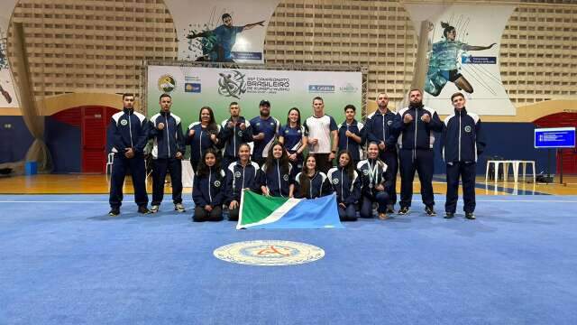 Equipe de MS traz 20 medalhas do Brasileiro de Kung Fu Wushu