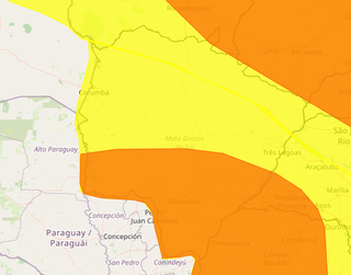 Chuva, ventos fortes e granizo colocam dezenas de municípios em risco Chuva, ventos fortes e granizo colocam dezenas de municípios em risco