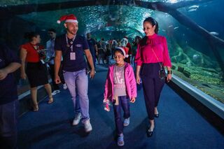 Ludmila escreveu para o Papai Noel e realizou sonho de ir ao Bioparque