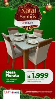 Fim de ano na GN Móveis reúne mesas e sofás ideais para receber a família Fim de ano na GN Móveis reúne mesas e sofás ideais para receber a família