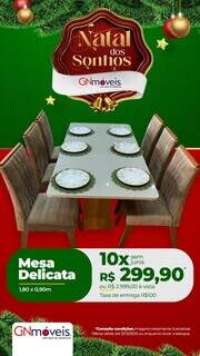Fim de ano na GN Móveis reúne mesas e sofás ideais para receber a família Fim de ano na GN Móveis reúne mesas e sofás ideais para receber a família