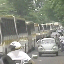 &Uacute;ltima greve foi no tempo da ficha, do cobrador e com o triplo de passageiros