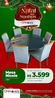 Fim de ano na GN Móveis reúne mesas e sofás ideais para receber a família Fim de ano na GN Móveis reúne mesas e sofás ideais para receber a família