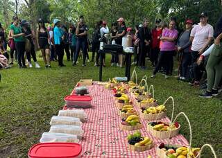 Café da manhã na natureza reúne mais de 100 mulheres para pausa Café da manhã na natureza reúne mais de 100 mulheres para pausa