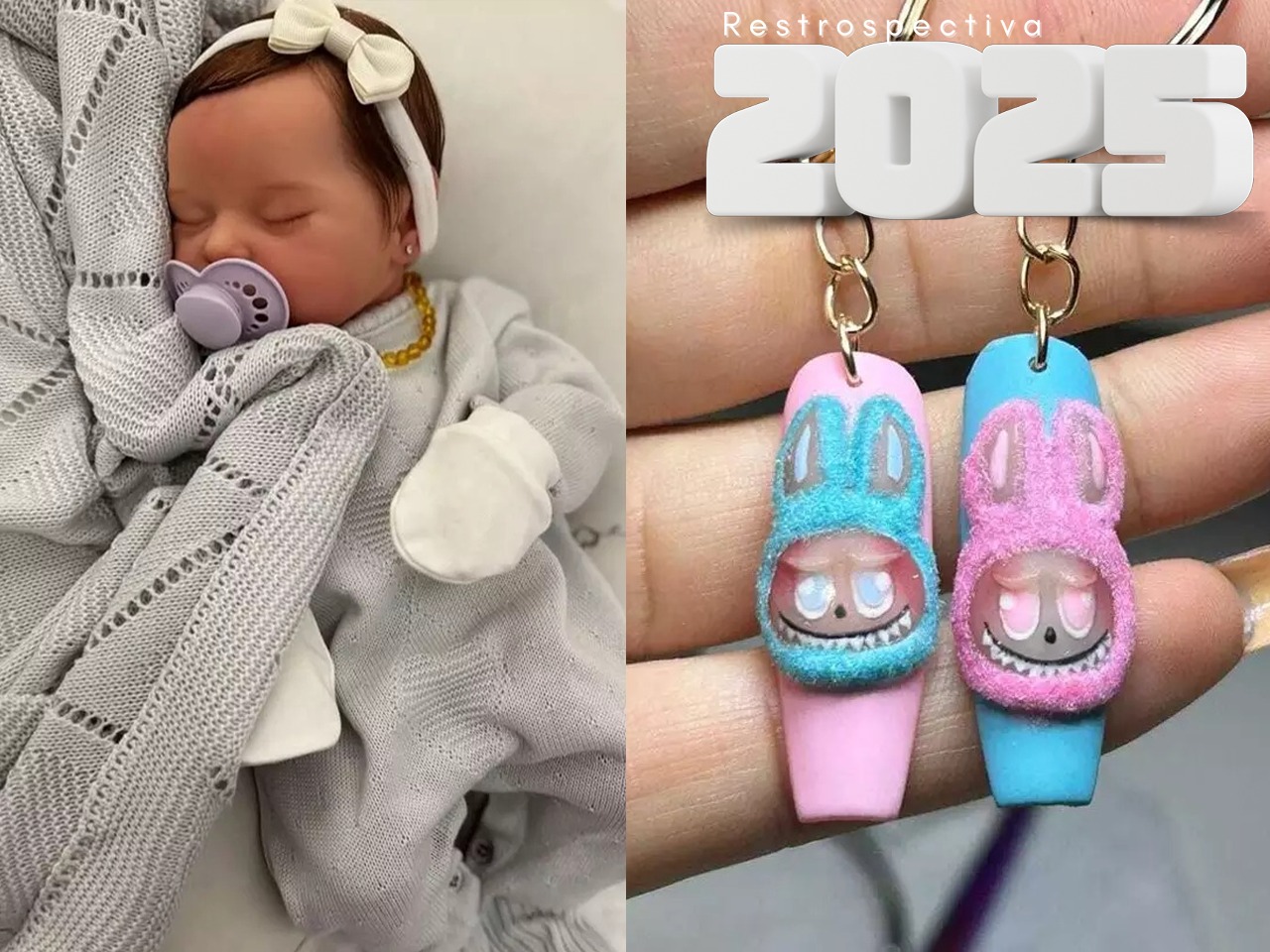 Reborns, Labubu e morango do amor: mundo virou 'criança' em 2025
