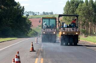 BR-163 tem obras e desvios com aumento do fluxo para o Natal BR-163 tem obras e desvios com aumento do fluxo para o Natal