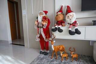 Casa ganhou neve para encantar noite de Natal no Rita Vieira 