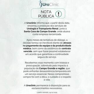 Sem contrato, transplante de rim &eacute; suspenso novamente na Santa Casa