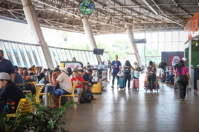 Passageiros usam Campo Grande como ponto de conex&atilde;o em viagens de fim de ano