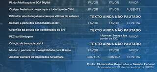 A toque de caixa, como votou a bancada de MS em 22 projetos controversos