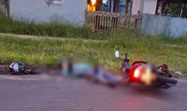 Motociclista &eacute; executado a tiros em cruzamento na fronteira