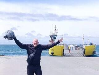 Sem fogos e tristeza, S&eacute;rgio viveu rer&eacute;veillon sozinho na Patag&ocirc;nia 