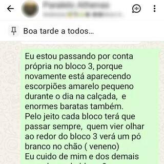 Moradores denunciam infesta&ccedil;&atilde;o de escorpi&otilde;es e insetos em condom&iacute;nio da Capital