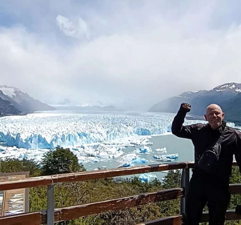 Sem fogos e tristeza, Sérgio viveu reréveillon sozinho na Patagônia 