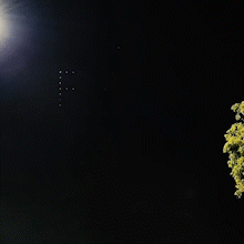 R&eacute;veillon em Rio Verde usa drones para desenhar animais do Pantanal no c&eacute;u