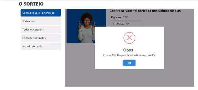 Consumidores n&atilde;o conseguem consultar resultado da Nota MS Premiada