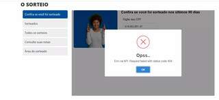 Consumidores n&atilde;o conseguem consultar resultado da Nota MS Premiada