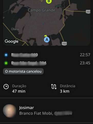 Adolescente pula de carro de aplicativo em movimento ap&oacute;s tentativa de sequestro