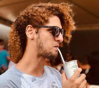 Viciado em tereré, Cristiano transformou ritual em tatuagem Viciado em tereré, Cristiano transformou ritual em tatuagem