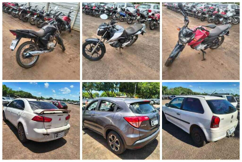 Leil&atilde;o do Detran oferece motos a partir de R$ 1.229 e carros desde R$ 2 mil
