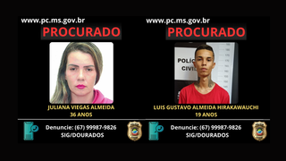 Pol&iacute;cia pede ajuda para encontrar m&atilde;e e filho suspeitos de atirar em comerciante