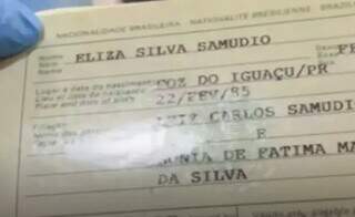 Passaporte localizado em Portugal havia sido perdido por Eliza Samudio em 2007