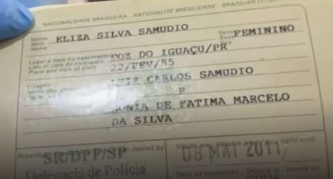 Passaporte localizado em Portugal havia sido perdido por Eliza Samudio em 2007
