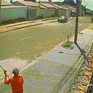 Ladr&atilde;o usa faca de serra para furtar cabos no Nova Lima