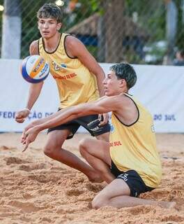 Dupla de MS disputa vaga nas Olimpíadas da Juventude em camp no Rio Dupla de MS disputa vaga nas Olimpíadas da Juventude em camp no Rio