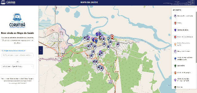 Corumb&aacute; inova no atendimento &agrave; popula&ccedil;&atilde;o com o Mapa Digital da Sa&uacute;de