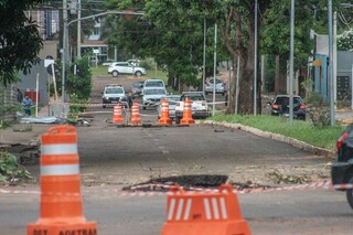 Trechos da Rachid Neder s&atilde;o liberados ap&oacute;s recupera&ccedil;&atilde;o do asfalto danificado