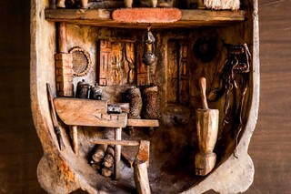 Há mais de 50 anos, Elpídio faz ranchinhos dentro de gamela rústica Há mais de 50 anos, Elpídio faz ranchinhos dentro de gamela rústica