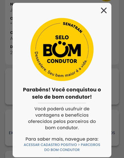 Você possui o selo de “Bom Condutor” na CNH? Você possui o selo de “Bom Condutor” na CNH?