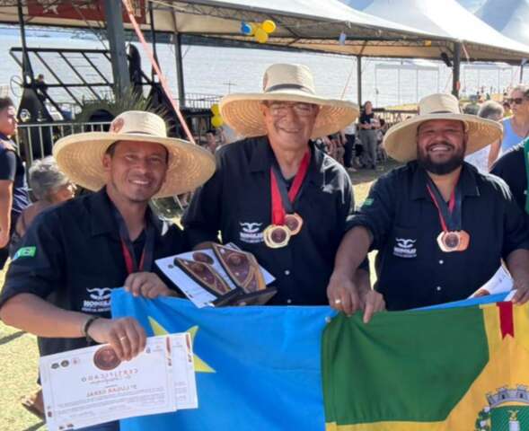 Em churrasco ancestral, grupo de MS vence com melhor panceta do Brasil
