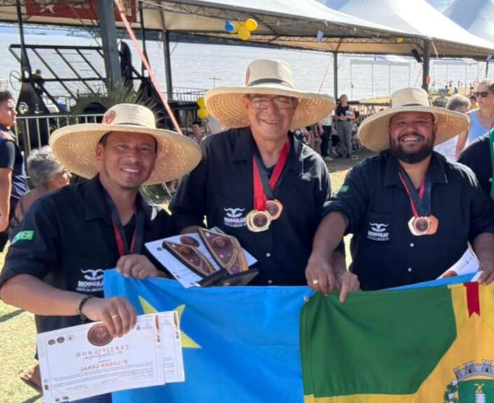 Em churrasco ancestral, grupo de MS vence com melhor panceta do Brasil