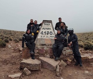 Fam&iacute;lia refez viagem de moto pelo Chile em homenagem &agrave; m&atilde;e