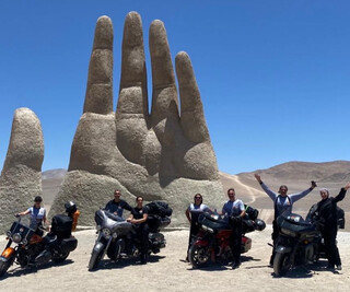 Fam&iacute;lia refez viagem de moto pelo Chile em homenagem &agrave; m&atilde;e