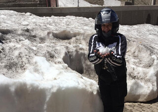 Fam&iacute;lia refez viagem de moto pelo Chile em homenagem &agrave; m&atilde;e