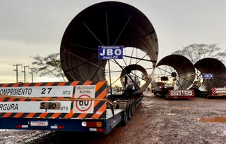 Transporte de carga superdimensionada deixar&aacute; tr&acirc;nsito lento em 2 rodovias