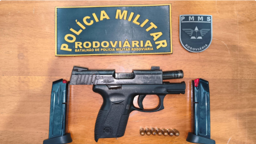 Armas com numeração raspada lideram apreensões em MS em 2025